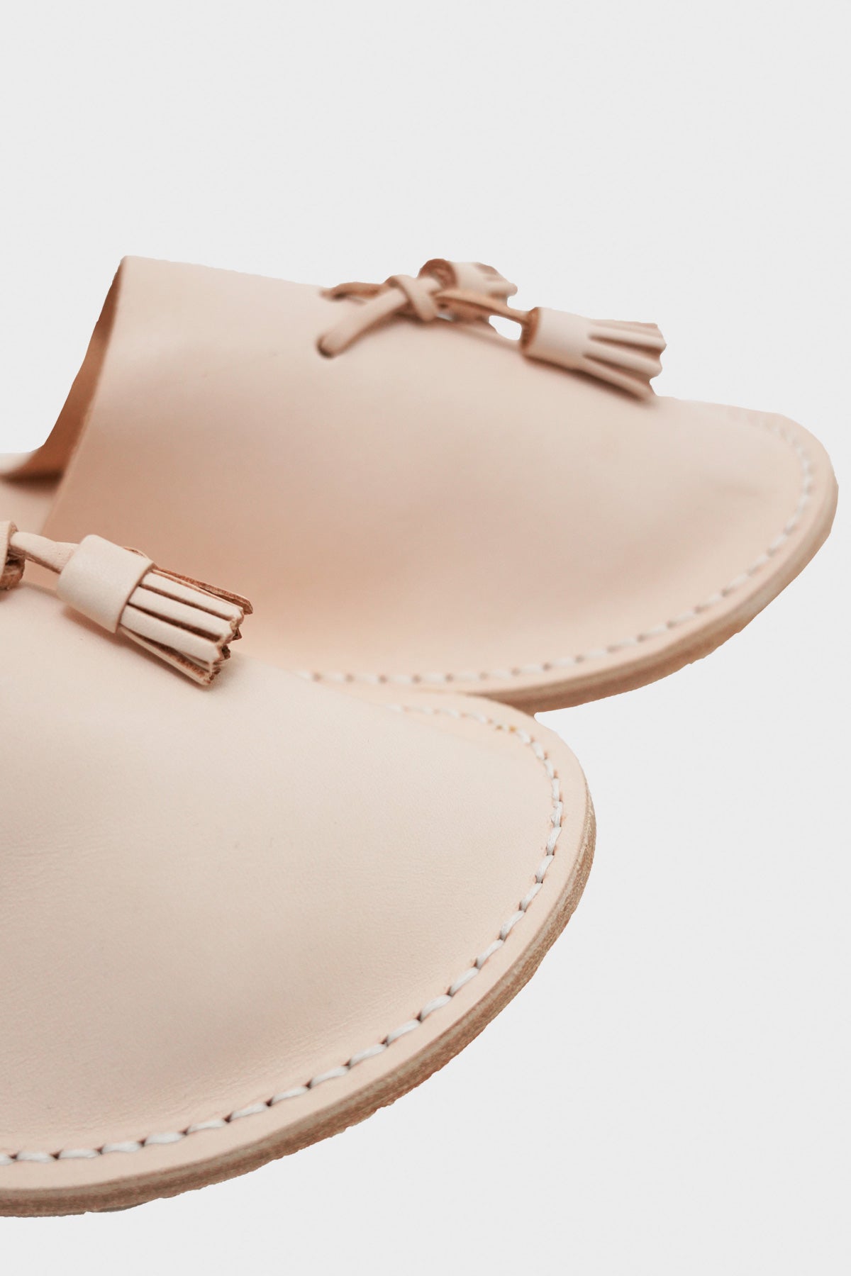 Hender Scheme - Leather Slipper - Natural - Canoe Club
