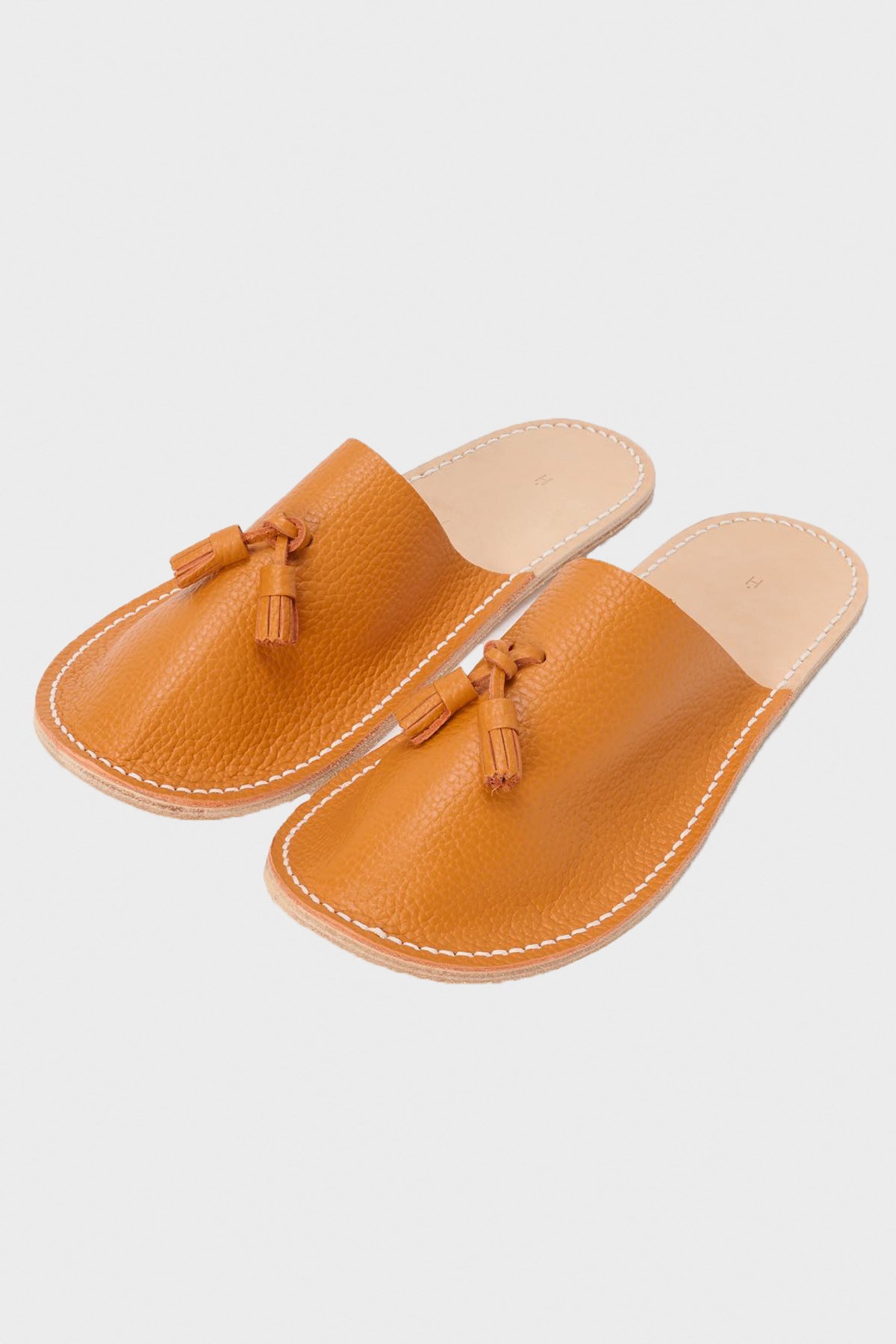 Hender Scheme - Leather Slipper - Orange - Canoe Club
