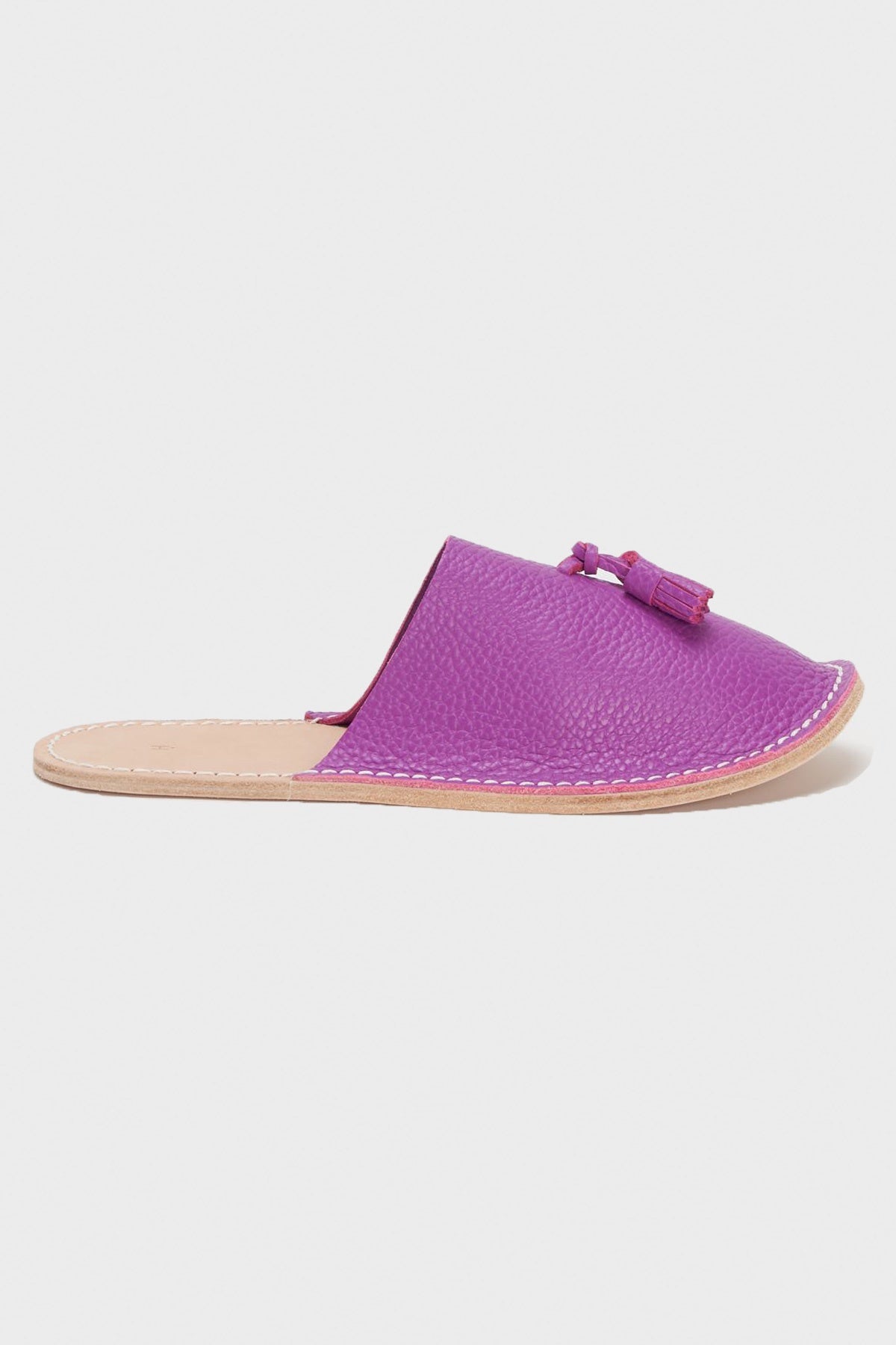 Hender Scheme - Leather Slipper - Royal Purple - Canoe Club