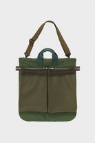 Hender Scheme - multi helmet bag - khaki green - Canoe Club