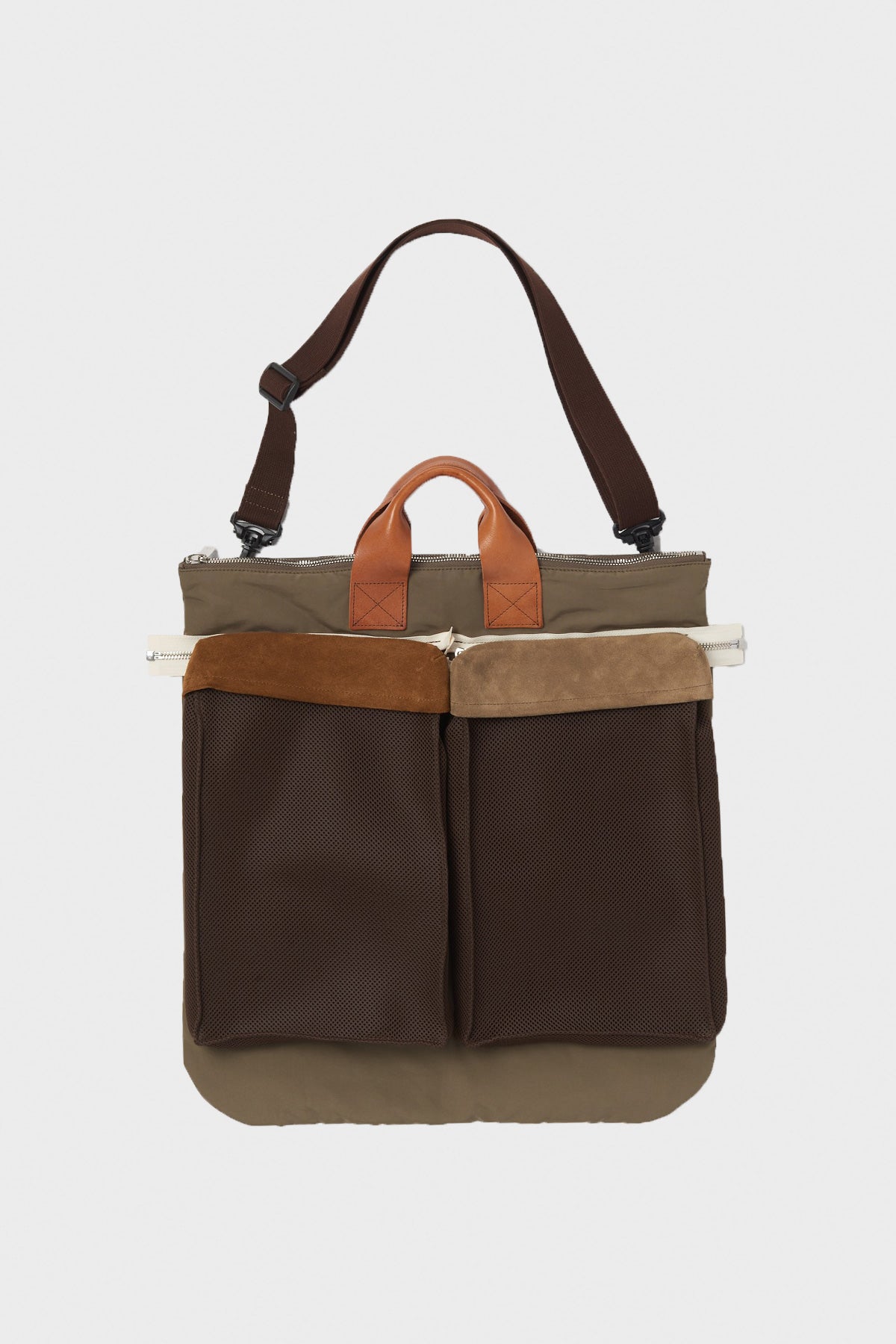 Hender Scheme - multi helmet bag - olive multi - Canoe Club