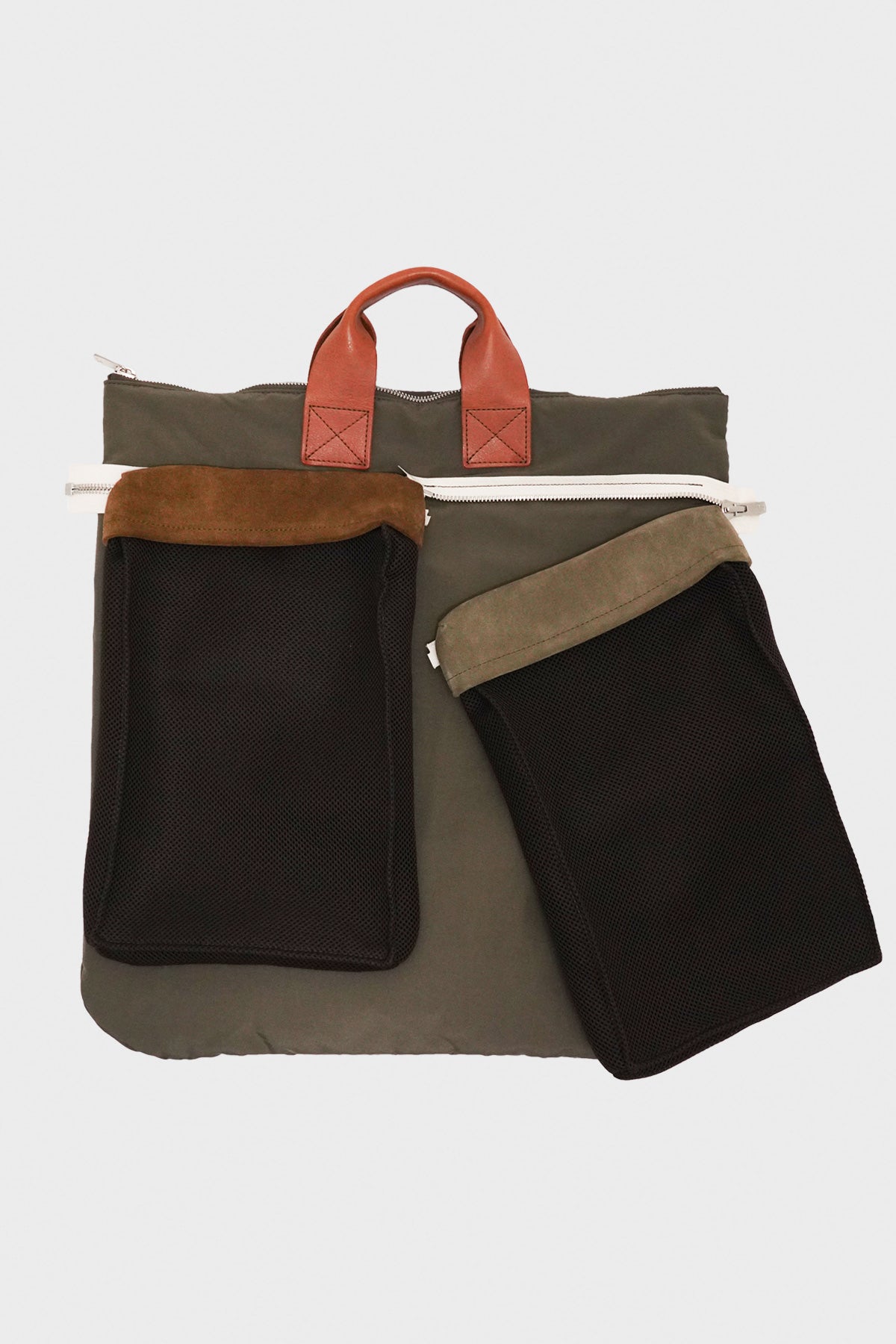 Hender Scheme - multi helmet bag - olive multi - Canoe Club
