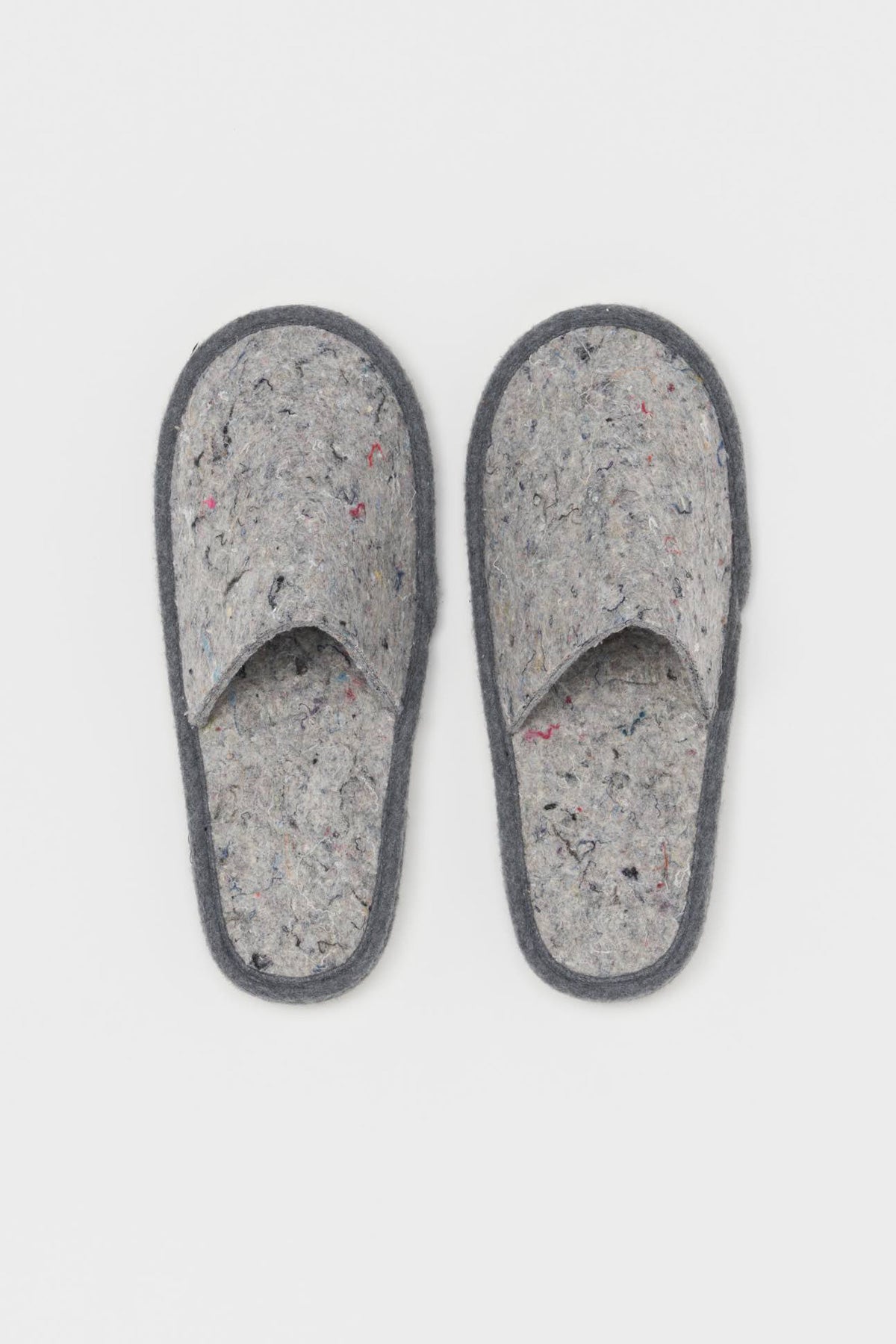 Hender Scheme - Recycled Felt Slipper - Mixed Gray - Canoe Club