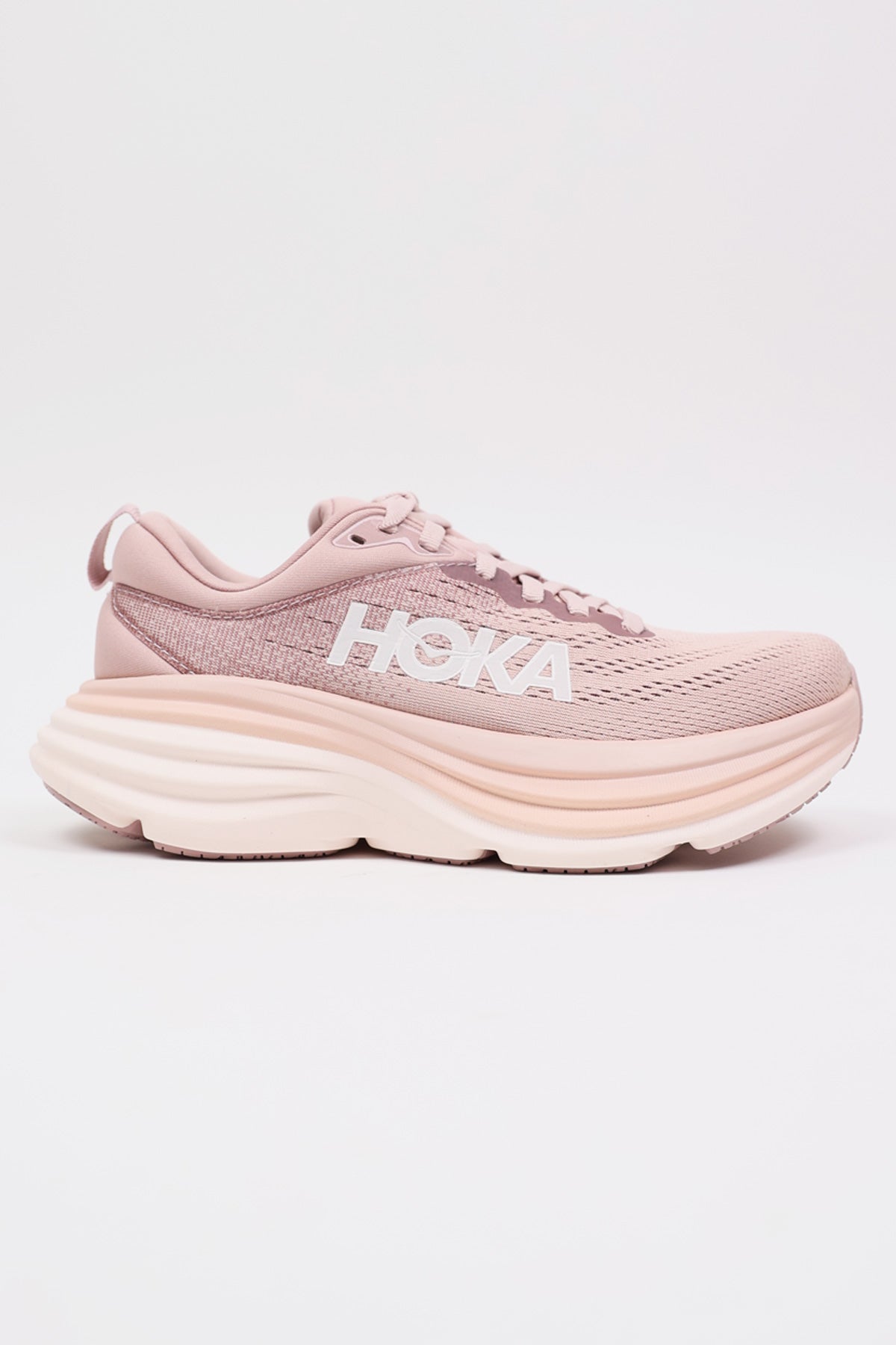 HOKA - W Bondi 8 - Pale Mauve/Peach Whip - Canoe Club