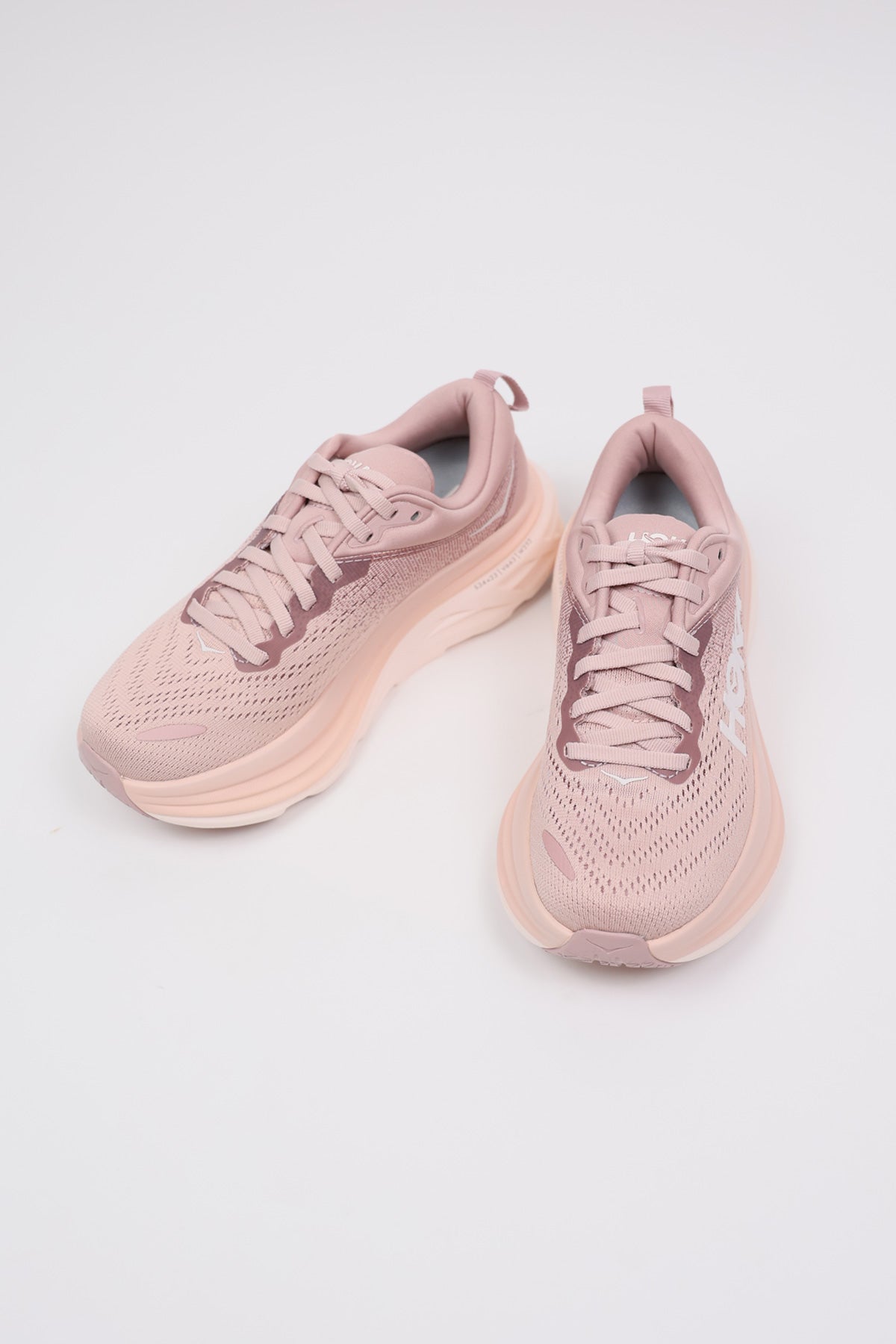 HOKA - W Bondi 8 - Pale Mauve/Peach Whip - Canoe Club