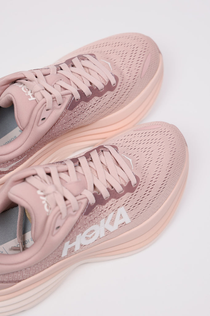 HOKA - W Bondi 8 - Pale Mauve/Peach Whip - Canoe Club