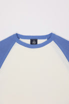 J. Press - Baseball Sweater - White/Sax - Canoe Club