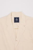 J. Press - Cotton Nidom Bio Dye 3 Button Old Fit Jacket - Ivory - Canoe Club