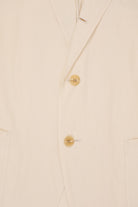 J. Press - Cotton Nidom Bio Dye 3 Button Old Fit Jacket - Ivory - Canoe Club