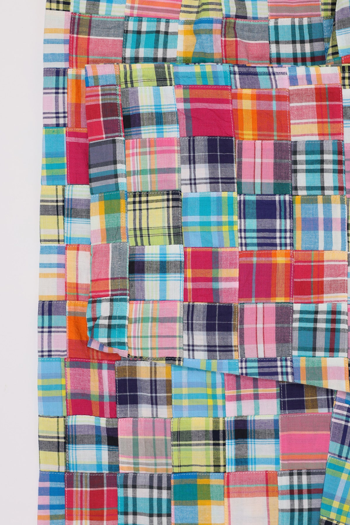 J. Press - India Madras 1 Tuck Wide Easy Trousers - Pink - Canoe Club