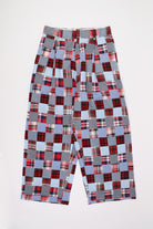 J. Press - India Madras 1 Tuck Wide Easy Trousers - Sax - Canoe Club