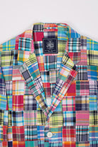 J. Press - India Madras 3 Button Old Fit Jacket - Pink - Canoe Club