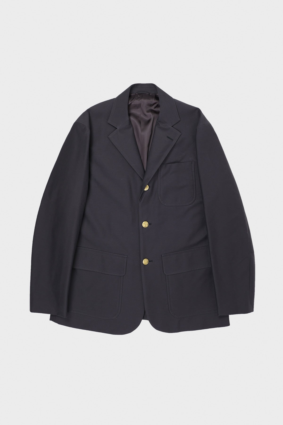 J. Press - Knit 3 Button Baggy Blazer - Gray - Canoe Club