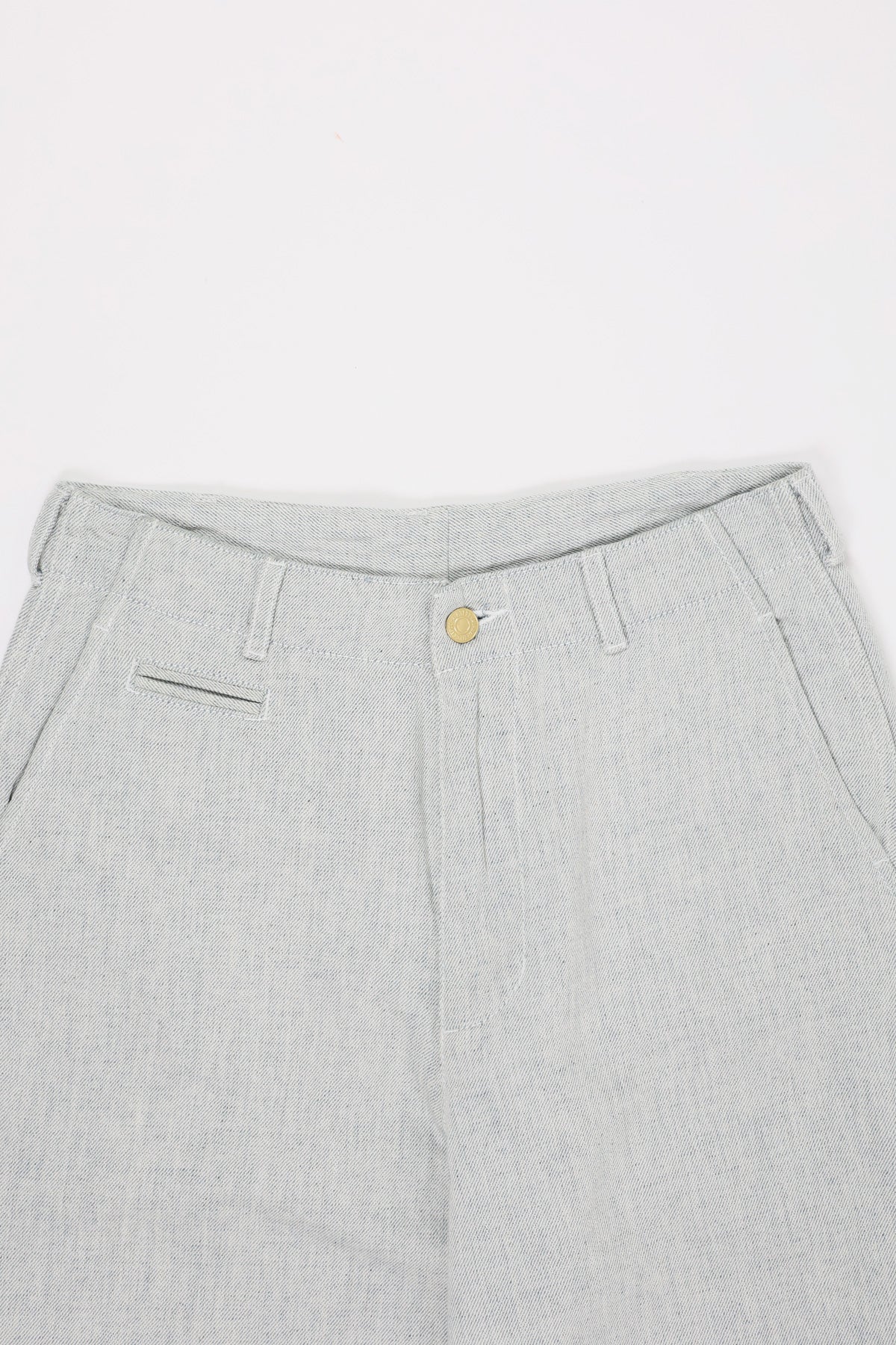J. Press - Recycled Denim Military Trousers - Dull Denim - Canoe Club