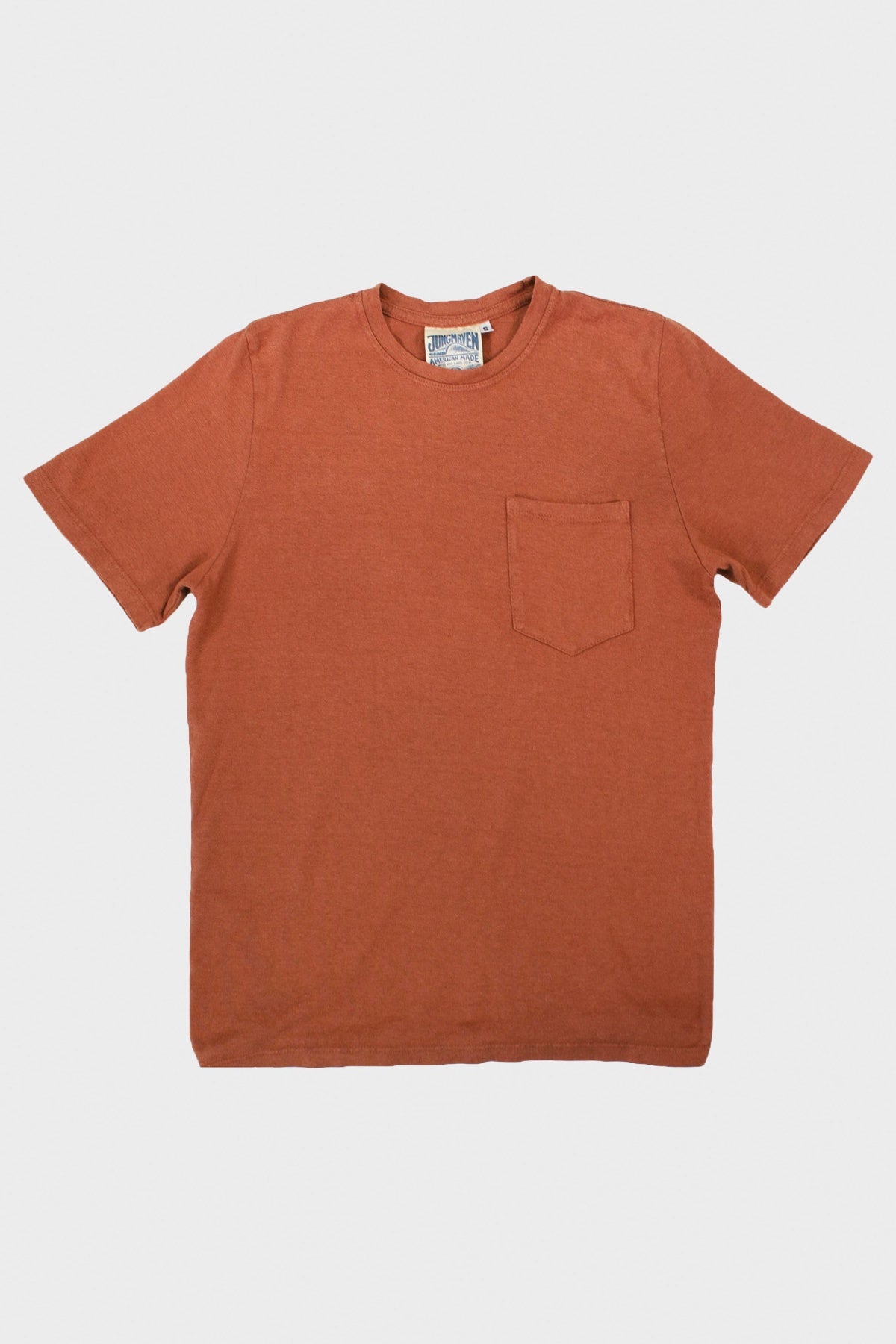 Jungmaven - Baja Pocket Tee - Terracotta - Canoe Club