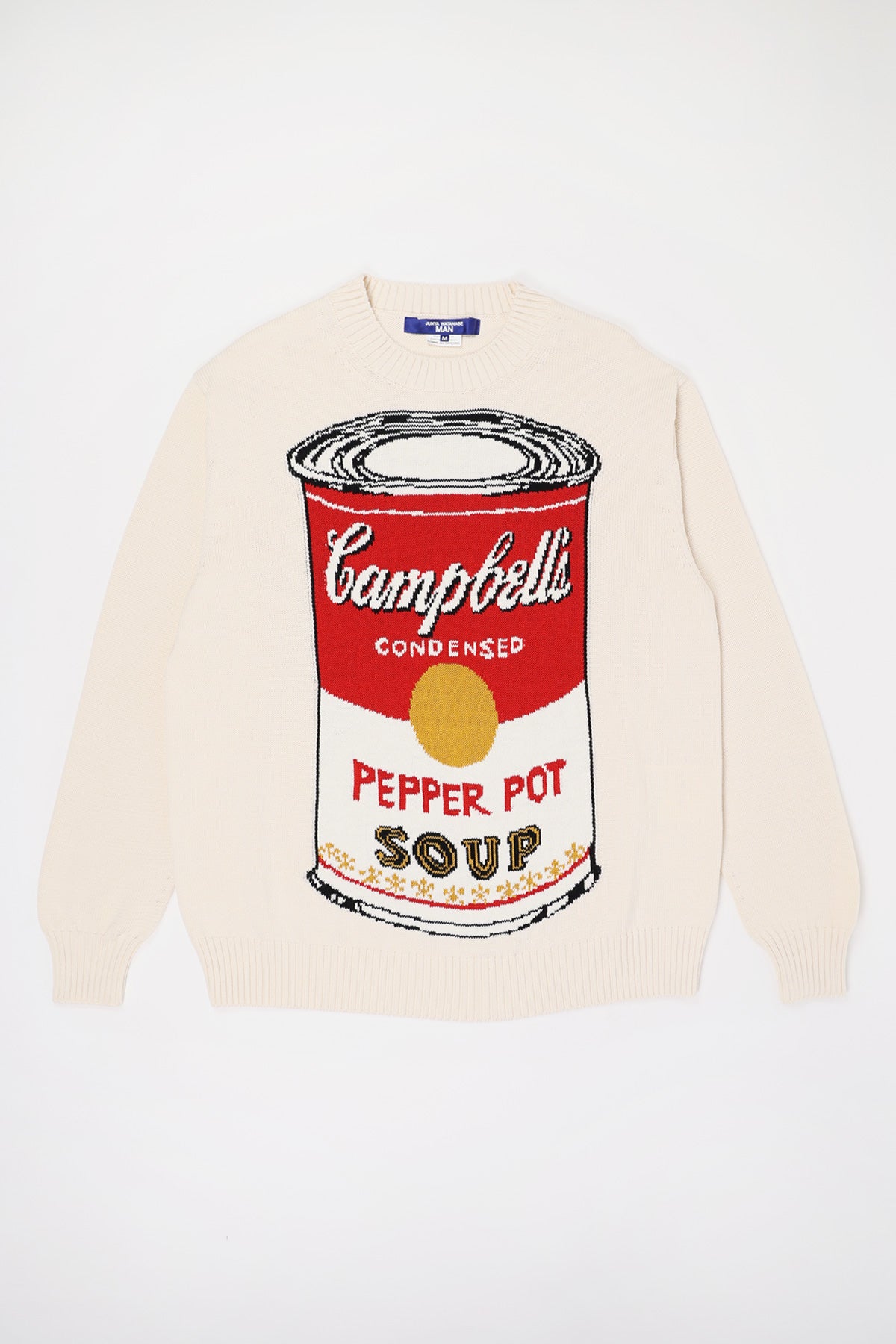 Junya Watanabe - Andy Warhol Cotton Intarsia Jumper - Off-White - Canoe Club