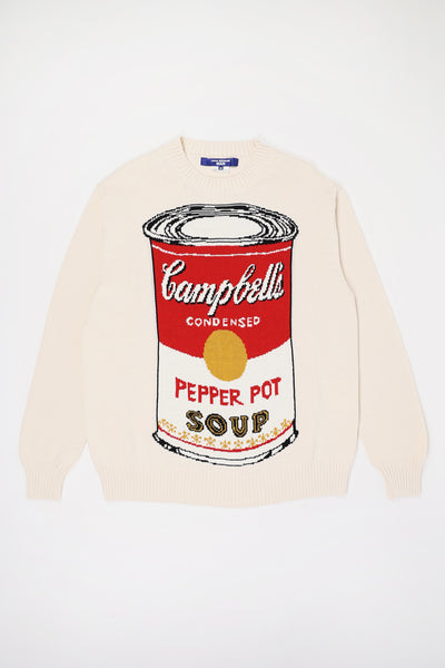 Junya Watanabe Andy Warhol Cotton Intarsia Jumper | Off-White