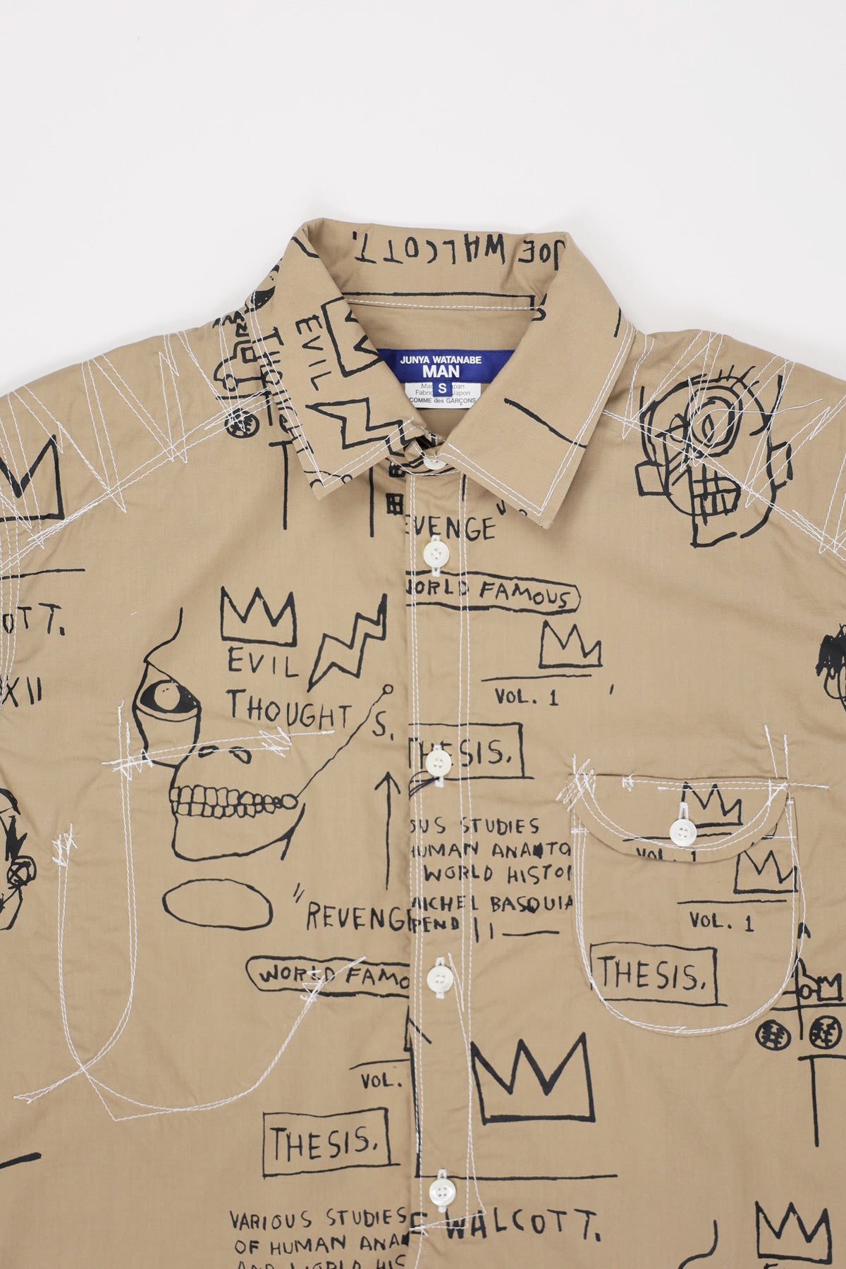 Junya Watanabe - Basquiat Shirt - Beige/Black - Canoe Club