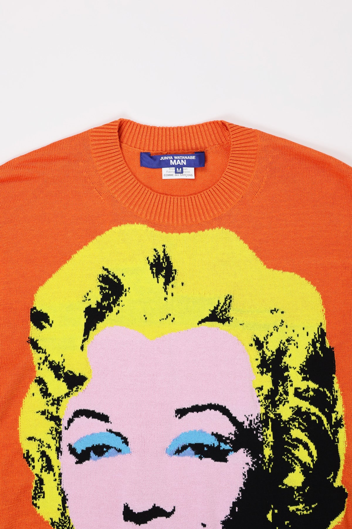 Junya Watanabe - Marilyn Monroe Graphic Sweater - Orange - Canoe Club