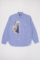 Junya Watanabe - Roy Lichtenstein Mix Cotton Shirt - Blue - Canoe Club