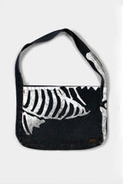 Kapital - 14oz Black Denim BOOK BAG (BONE) - Black - Canoe Club