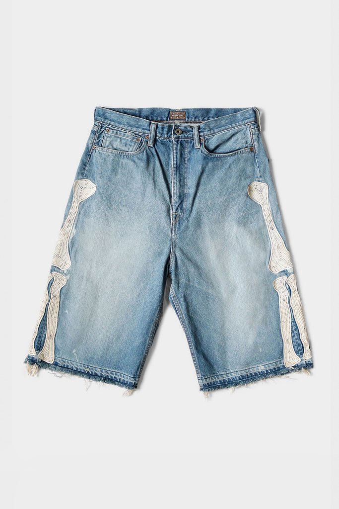 Kapital - 14oz Denim 5P Shorts (BONE) - Pro - Canoe Club