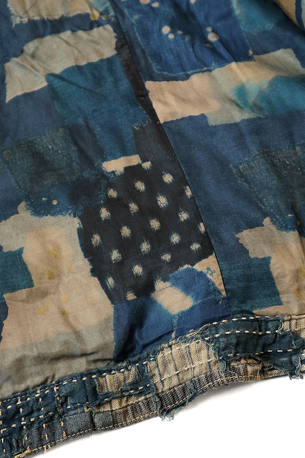 Kapital Boro Patchwork Jacket - Blue Outerwear, Clothing