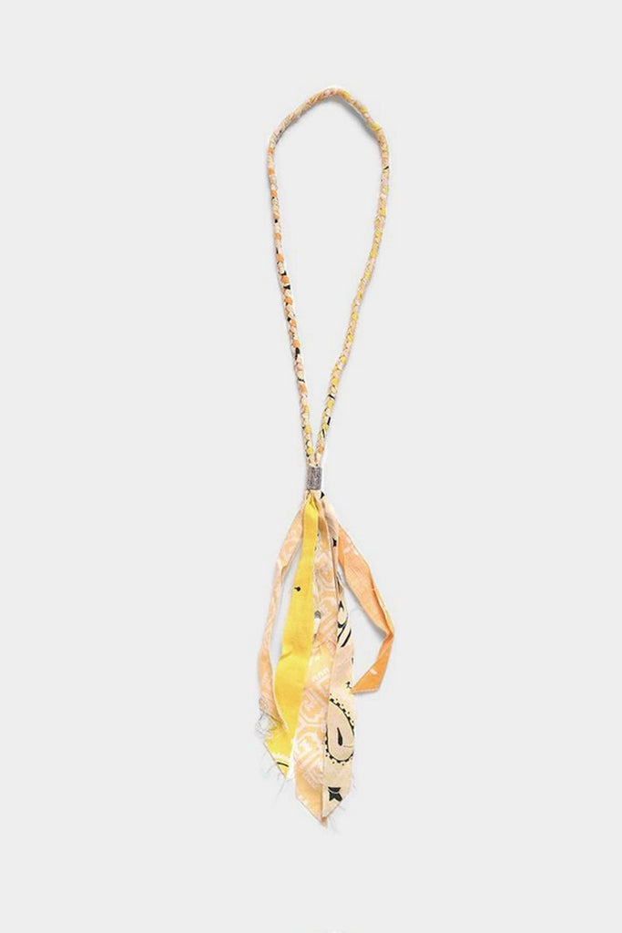 Kapital - Gauze Bandana Fringe Necklace - Yellow - Canoe Club