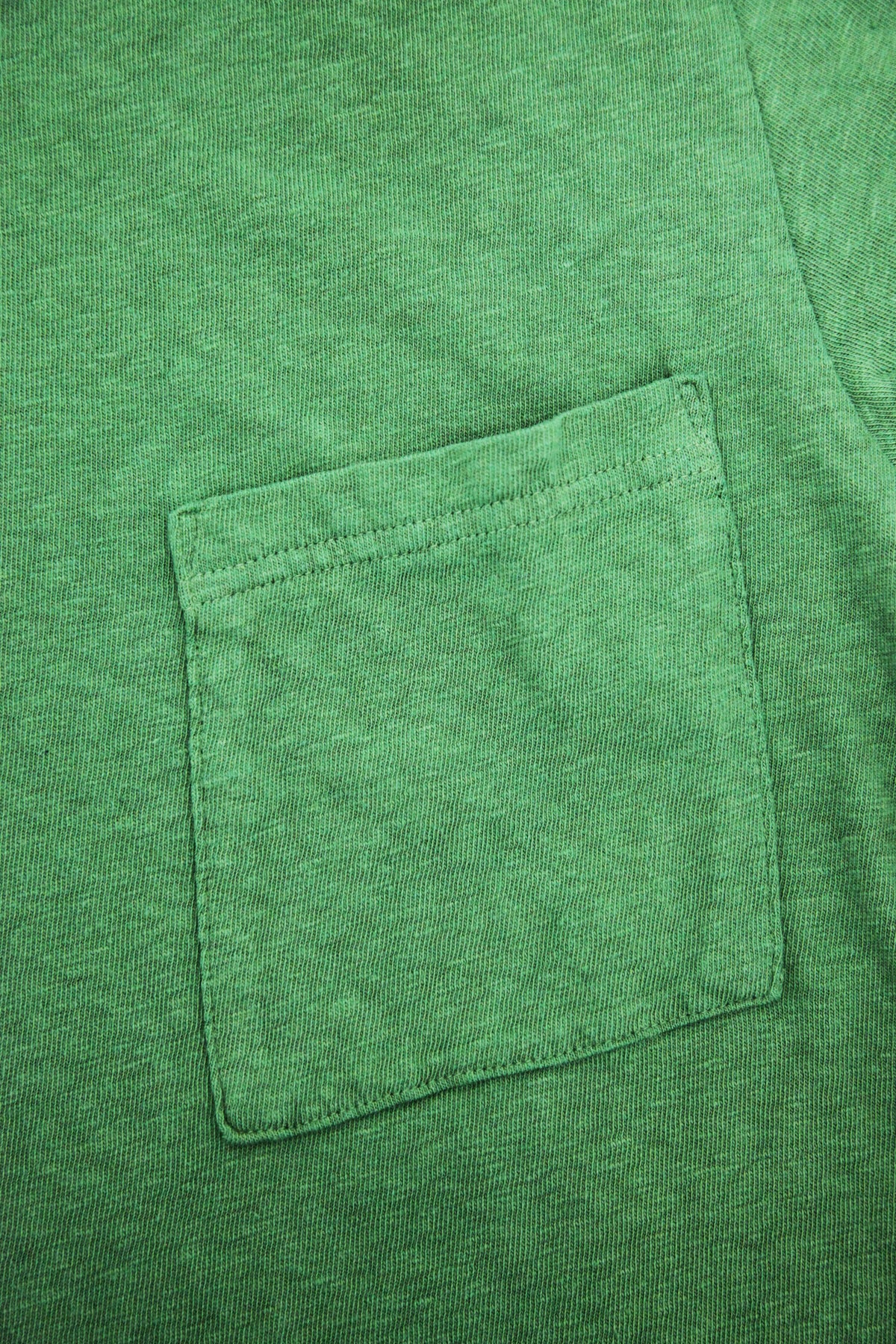 Kapital - Gauze Jersey Crew Pocket T - Green - Canoe Club