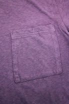 Kapital - Gauze Jersey Crew Pocket T - Purple - Canoe Club