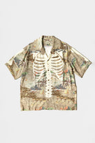 Kapital - Rayon KAMEHAMEHA BONE WRANGLE Collar Aloha - Brown - Canoe Club
