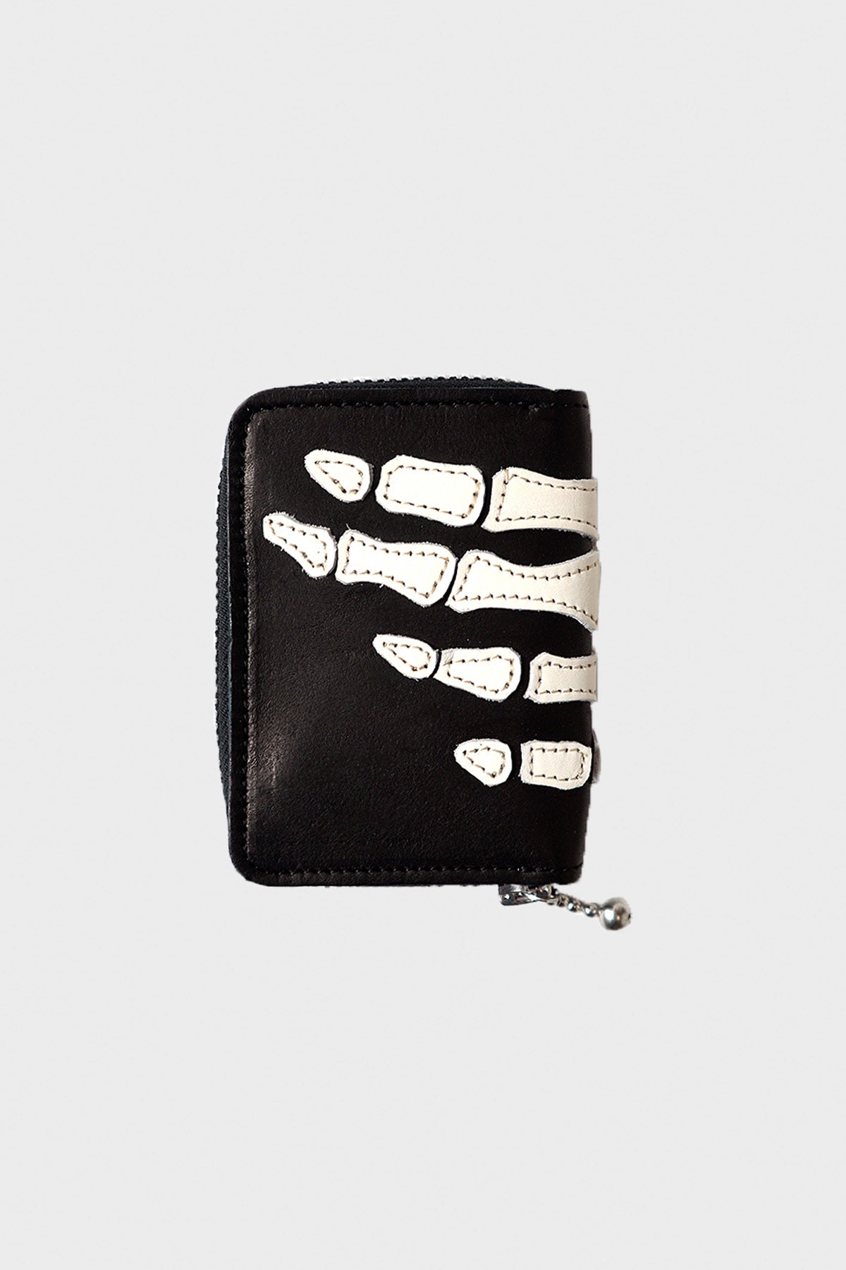 Kapital Bone Hand Zip Wallet Mini 財布 ボーン Kapital THUMB-UP BONE HAND ZIP Mini Wallet | Black | Canoe Club