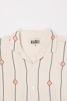 Karu Research - Beaded Camp Shirt - Ecru - Canoe Club