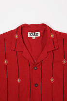 Karu Research - Beaded Camp Shirt - Red - Canoe Club