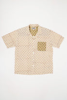 Karu Research - Floral Motif Print Camp Shirt - Cream - Canoe Club
