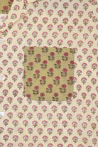 Karu Research - Floral Motif Print Camp Shirt - Cream - Canoe Club