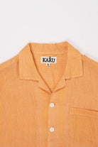 Karu Research - Linen Camp Shirt - Orange - Canoe Club