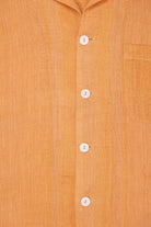 Karu Research - Linen Camp Shirt - Orange - Canoe Club