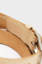 Laperruque - Belt - Natural Leather and Nickel Buckle - Canoe Club