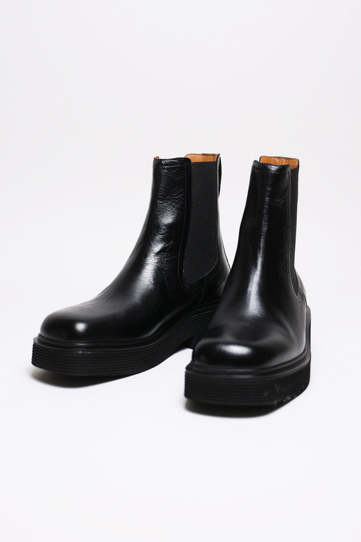 Marni - Chelsea Boot - Shiny Black - Canoe Club