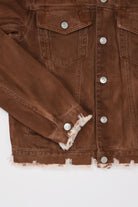 Marni - Distressed Denim Jacket - Brown Garment Dye - Canoe Club