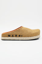 Marni - Woven Sabot Clog - Tan - Canoe Club