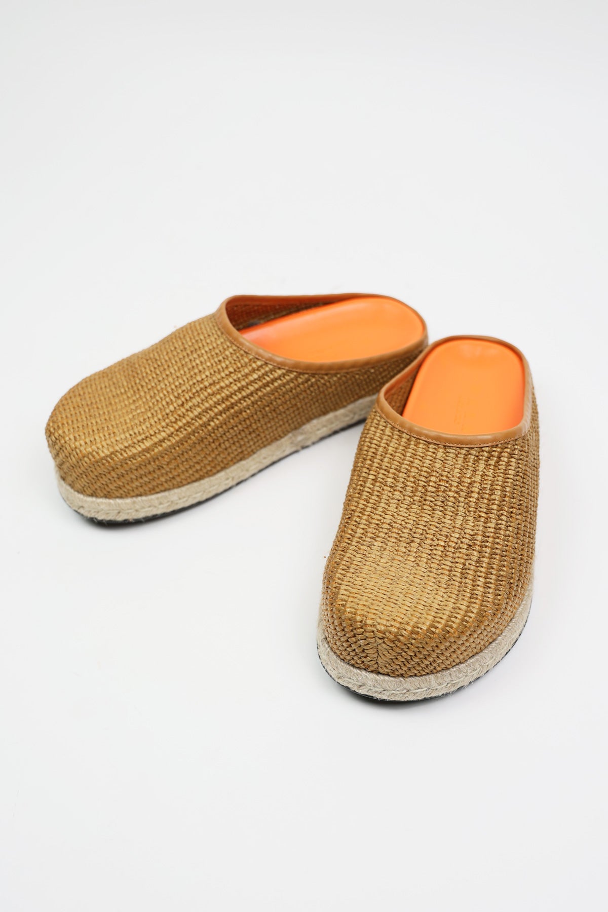 Marni - Woven Sabot Clog - Tan - Canoe Club