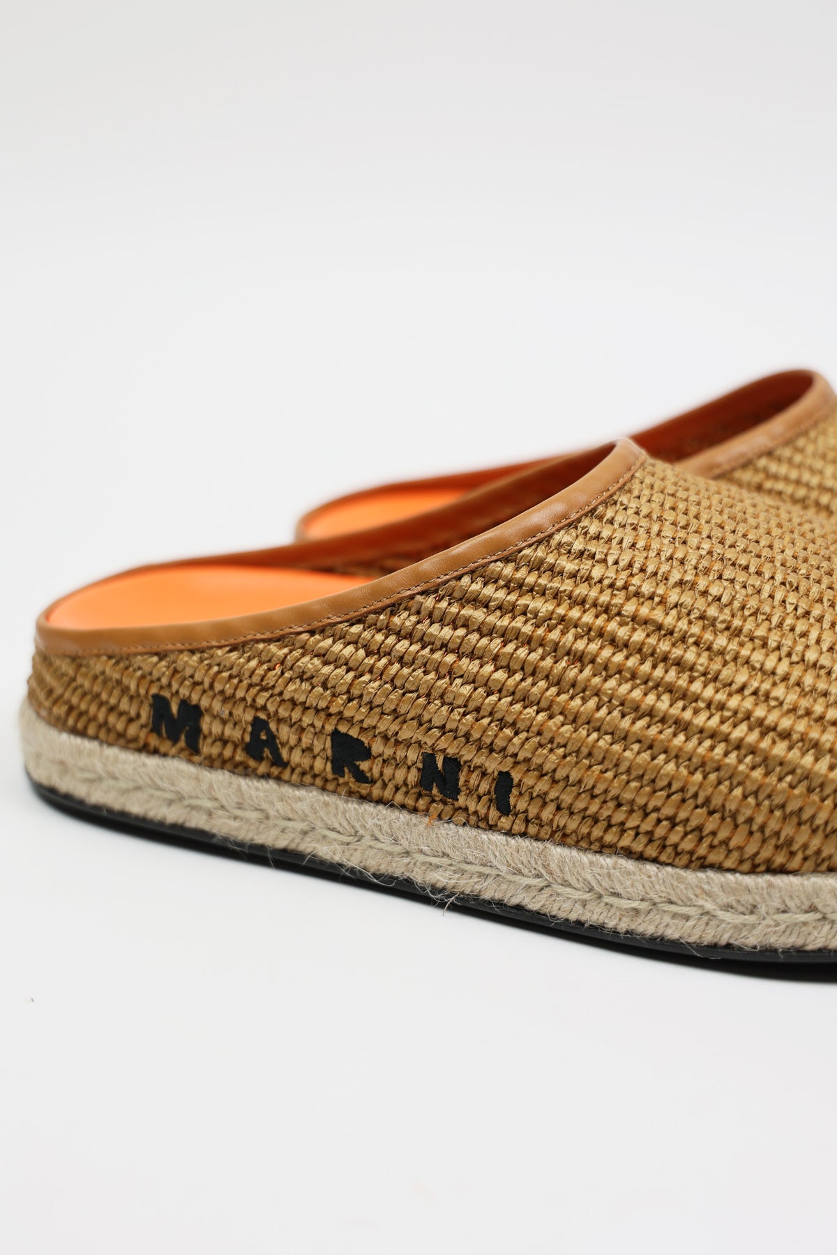 Marni - Woven Sabot Clog - Tan - Canoe Club