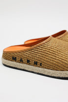 Marni - Woven Sabot Clog - Tan - Canoe Club