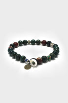 Mikia - Large Blood Stone Bracelet - Canoe Club