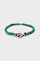 Mikia - Malachite and Sterling Silver Bracelet - Canoe Club