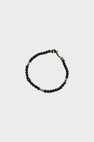 Mikia - Rainbow Obsidian and Sterling Silver Bracelet - 4mm Stones - Canoe Club