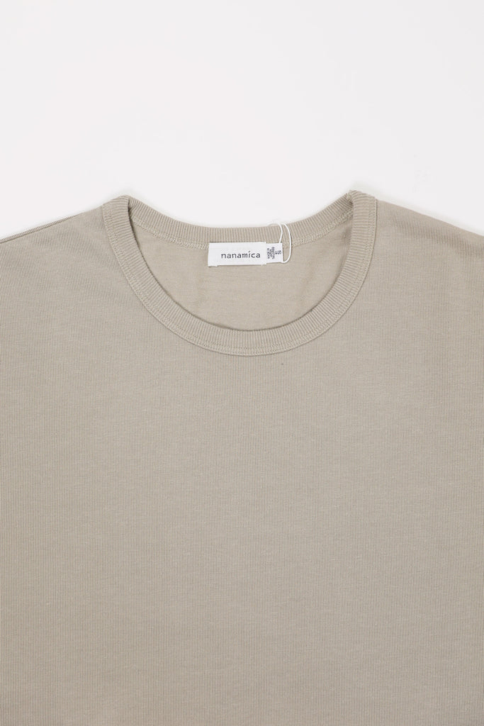 nanamica - COOLMAX Jersey L/S Tee - Light Taupe - Canoe Club