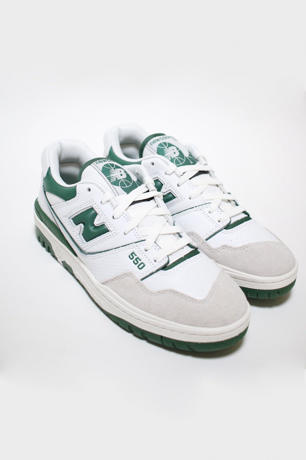 New Balance - BB550 - White/Green - Canoe Club